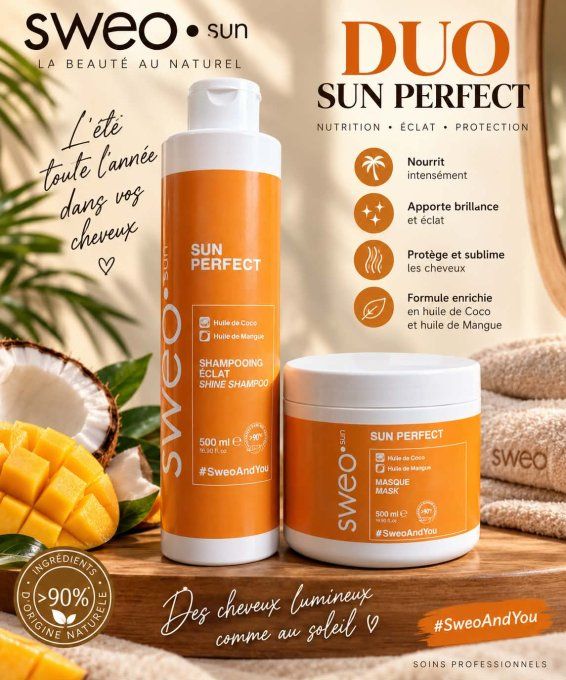 Duo Sun Perfect Sweo-Shampoing+Masque 500ml