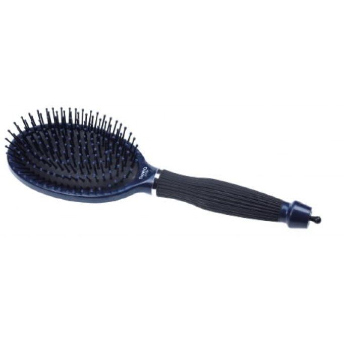 Brosse pneumatique ovale bleue SWEO