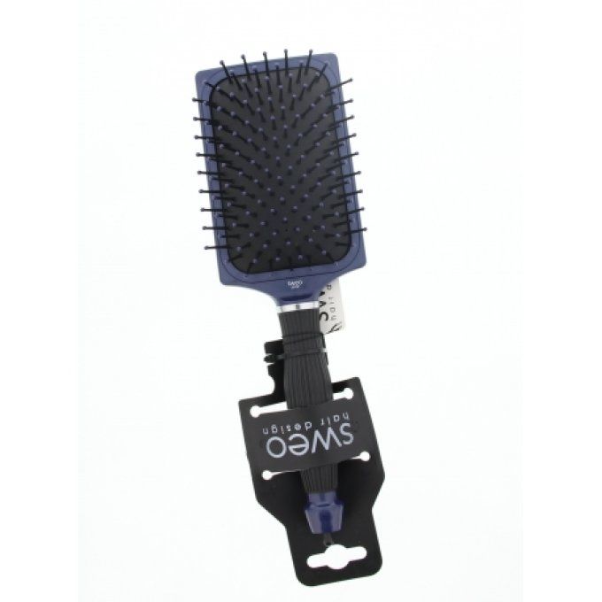 Brosse pneumatique rectangle bleue Sweo