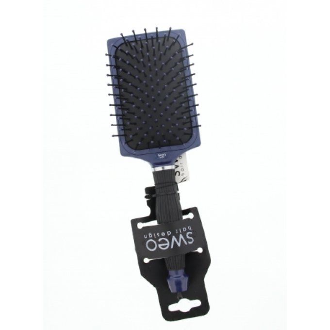 Brosse pneumatique rectangle bleue Sweo