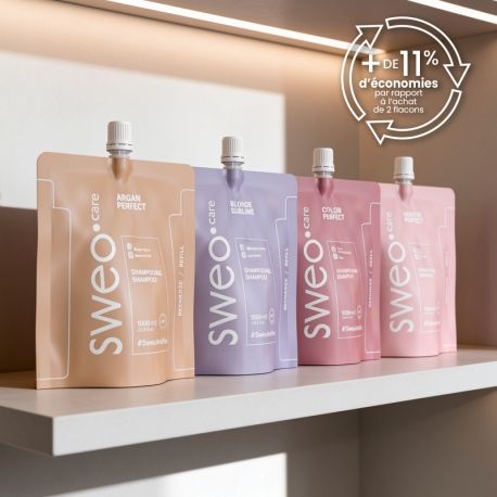 Éco recharge shampoing nourrissant Argan Perfect Sweo 1 L