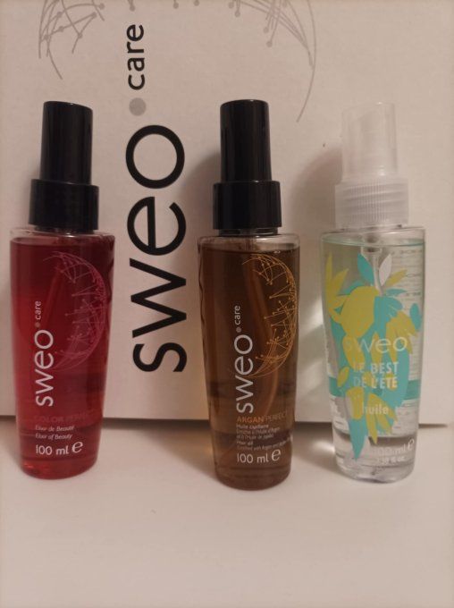 Trio d'huiles sweo care 