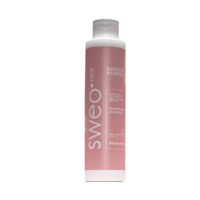 Shampoing Kératine Sweo 500 ml - réparation & lissage