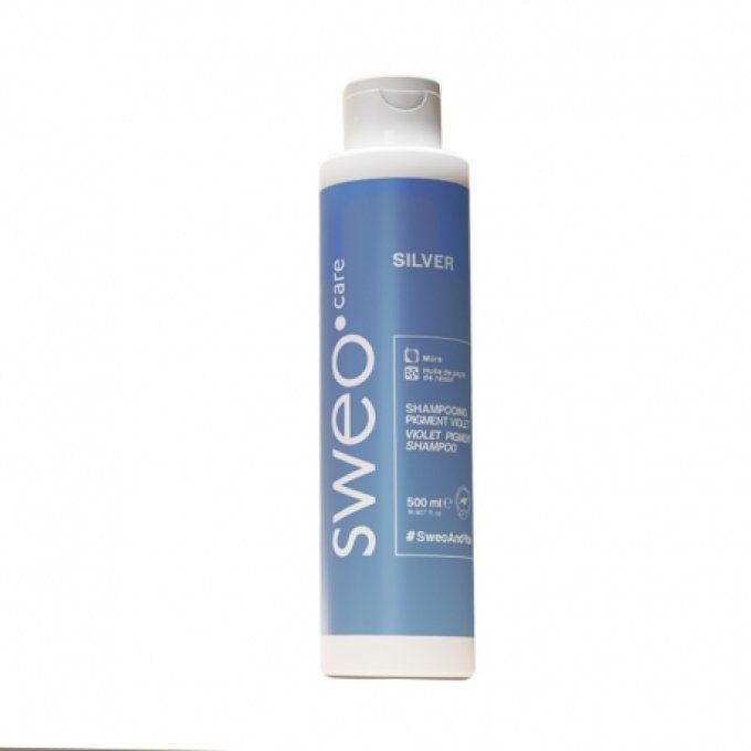 Shampoing Silver Sweo 500ml -cheveux blonds méchés