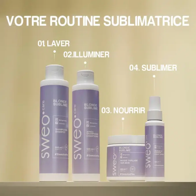 Masque BLONDE SUBLIME sweo 500ml-Soin des cheveux blonds